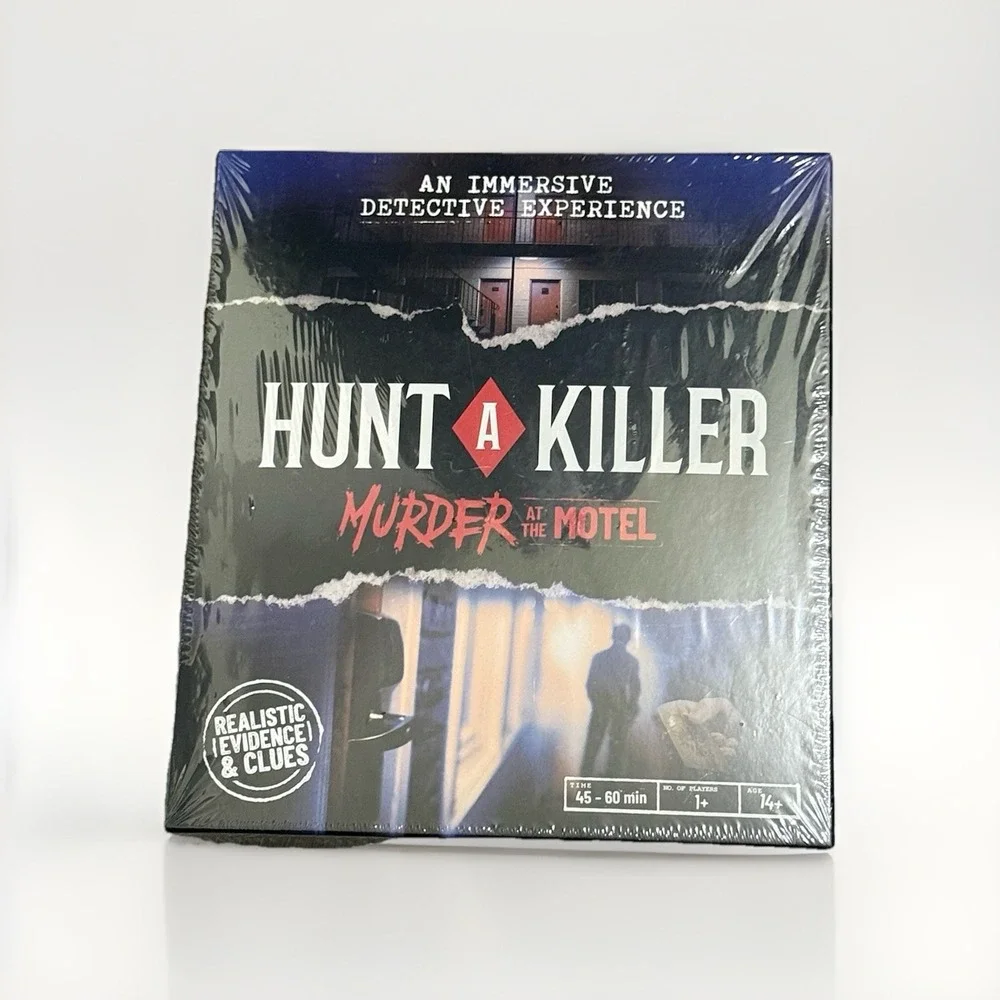 Lot Of 2 Murder Mystery Game Hunt A Killer  Murder at The Motel & Who Killed Mia
